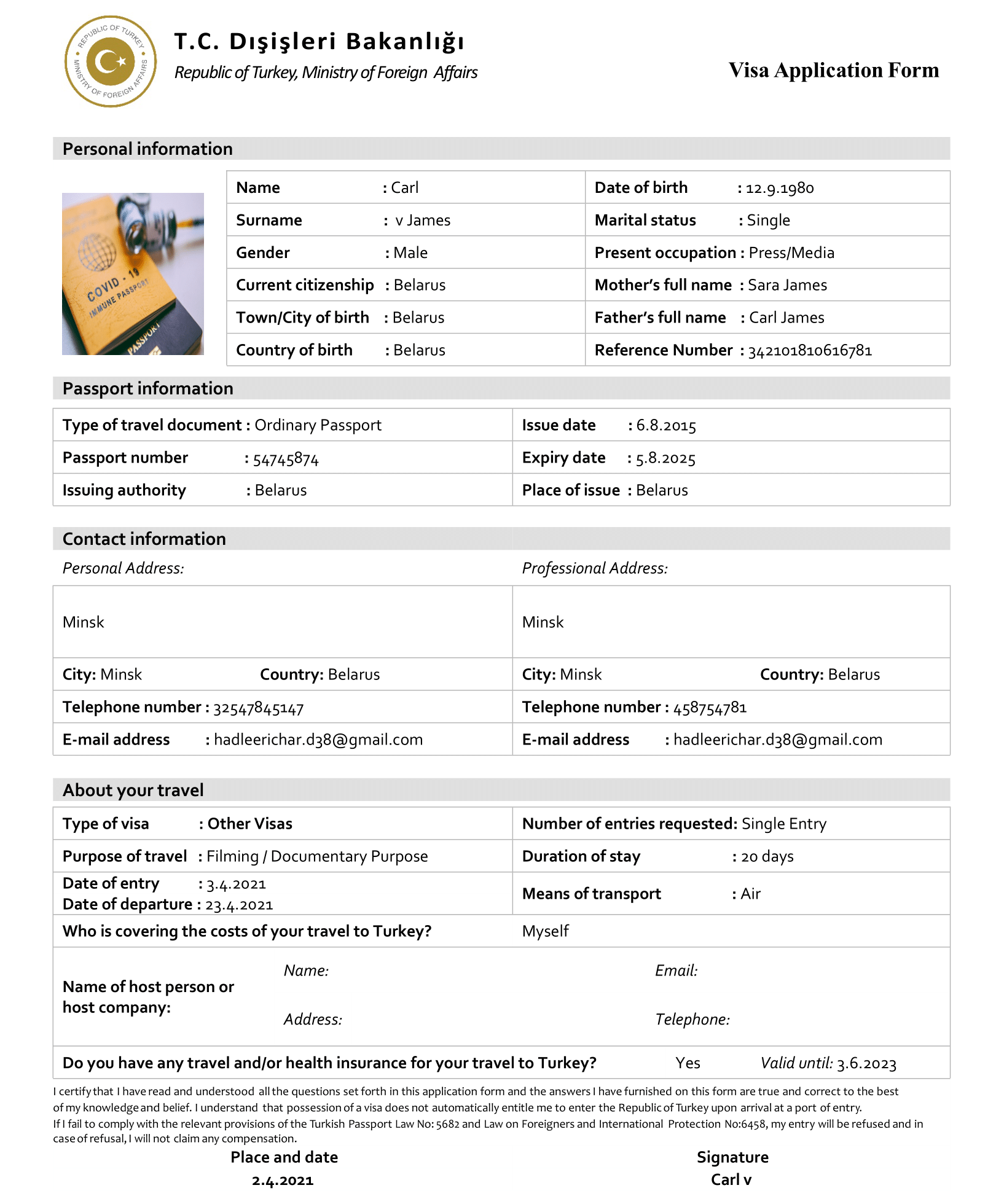 Turkey Other Visa Turkey Other Visa