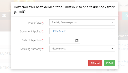 Ever been denied for a Turkish visa Ever been denied for a Turkish visa
