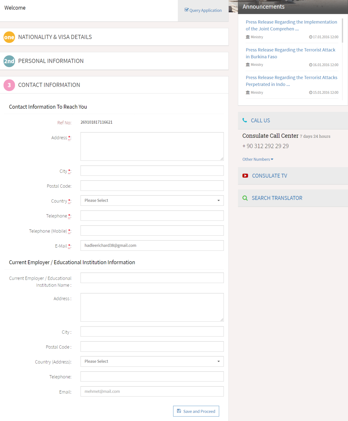 Contact Information