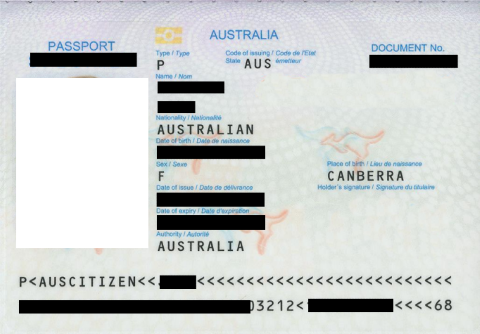 Australian Passport for Turkey Visa Australian Passport for Turkey Visa