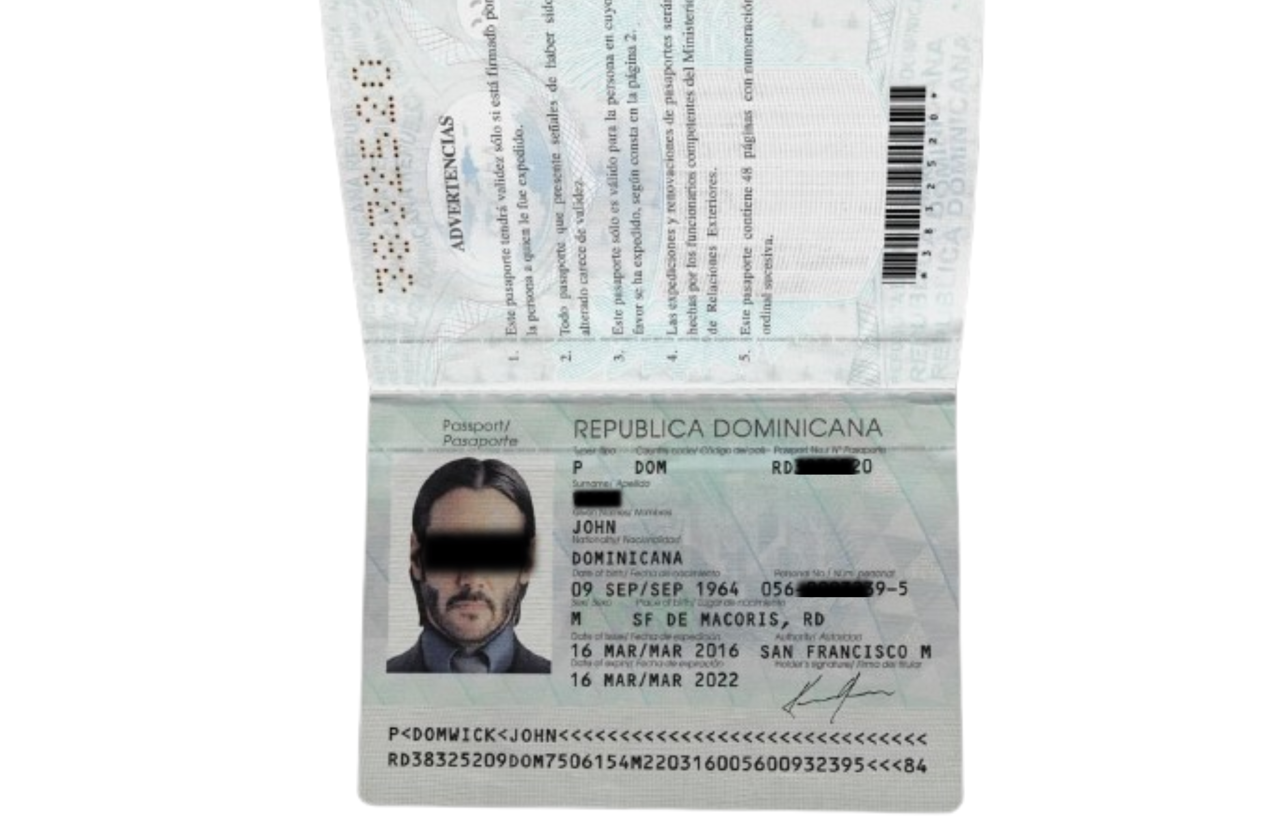 passport sample passport sample