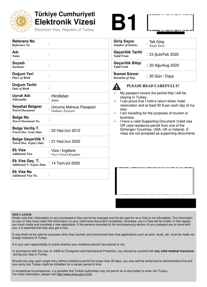 Turkey evisa with a United Kingdom Visa Turkey evisa with a United Kingdom Visa