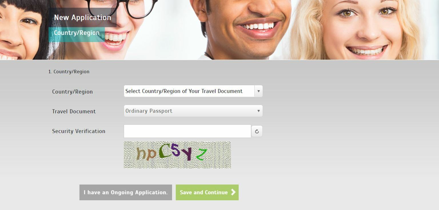 turkey-visa-application-form-country-region