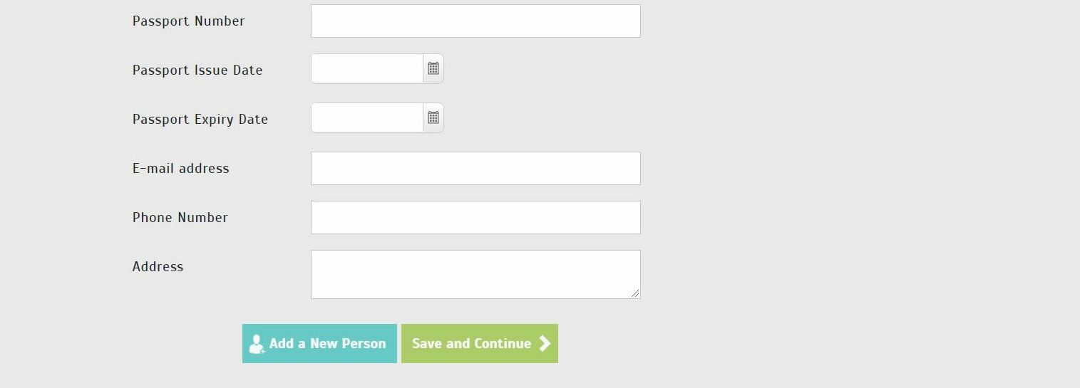 turkey-visa-application-form-passport-information