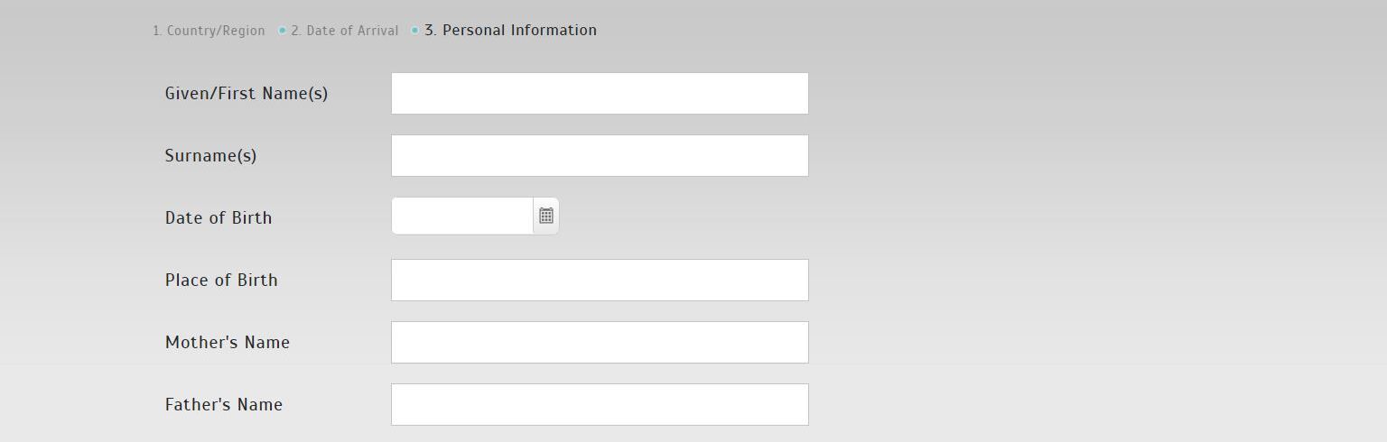 turkey-visa-application-form-personal-information